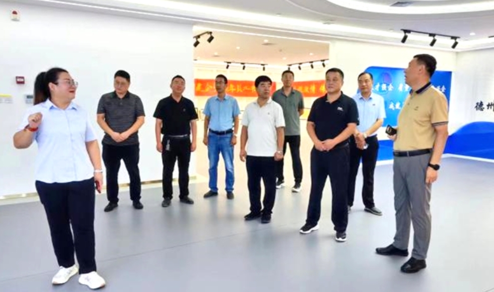 孟村住建局局長楊永勝一行到集團(tuán)公司參觀考察